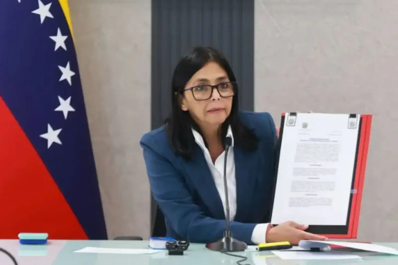 Delsi Rodrigues is temporarily fulfilling the duties of the President of Venezuela