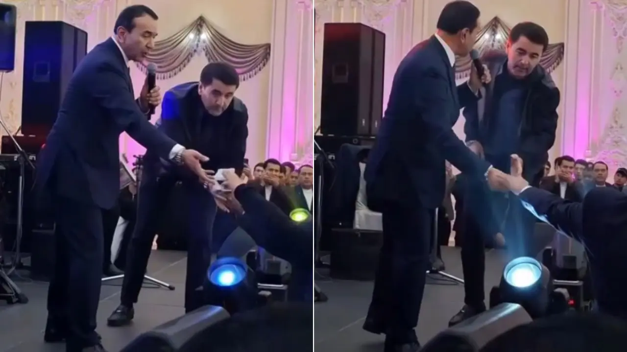 Ozodbek Nazarbekov to‘yda pul olishiga izoh berildi