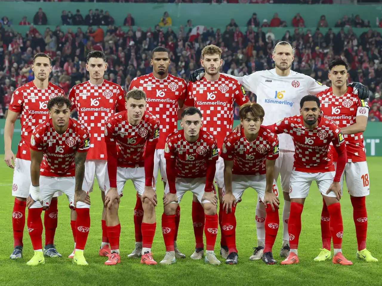 Mainz and Hamburg played a draw, the score was 1:1