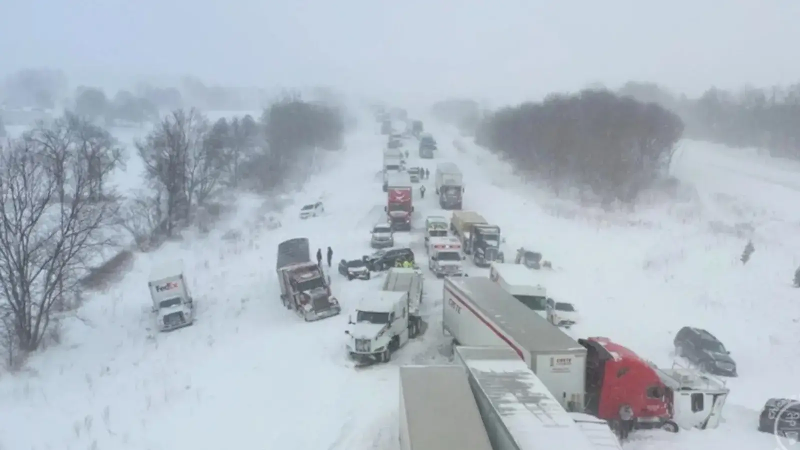 Kaliforniyada tuman sabab 59 ta mashina to‘qnashdi