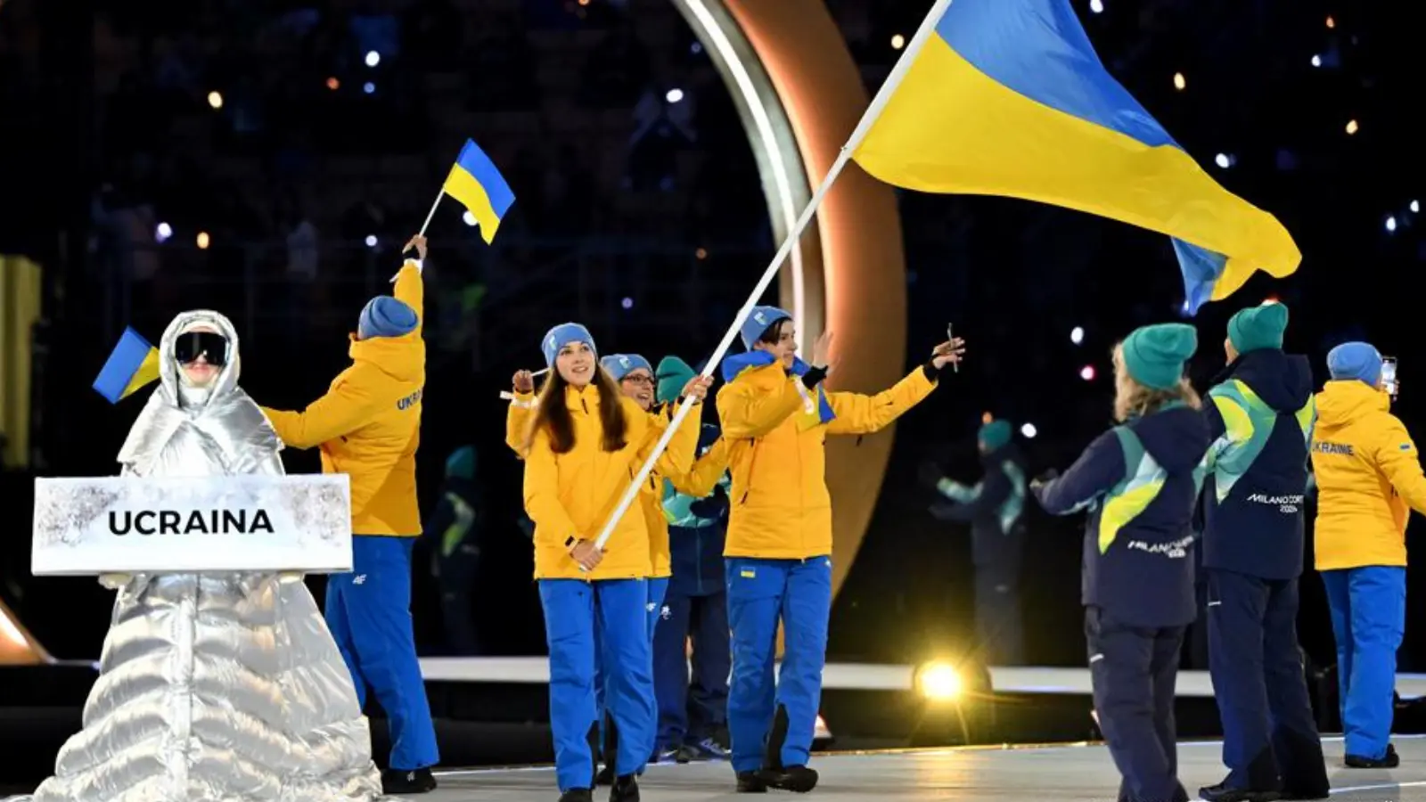 Russian athlete supported the Ukrainian team