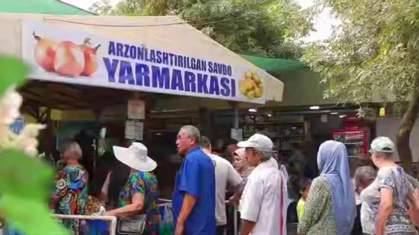 Zominda Ramazon oldidan arzon yarmarka tashkil etildi