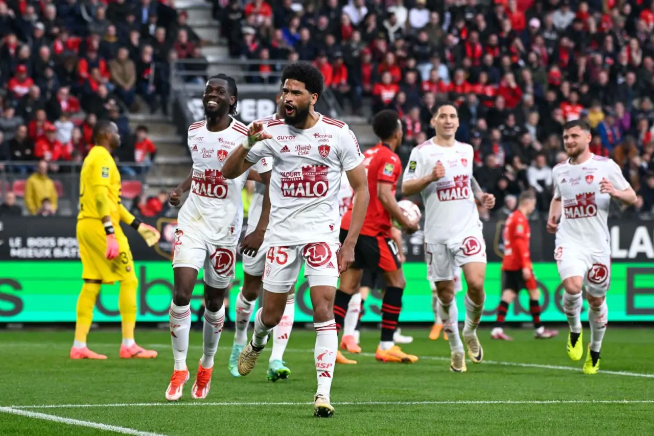 Brest defeated Marseille and rose to 10th place