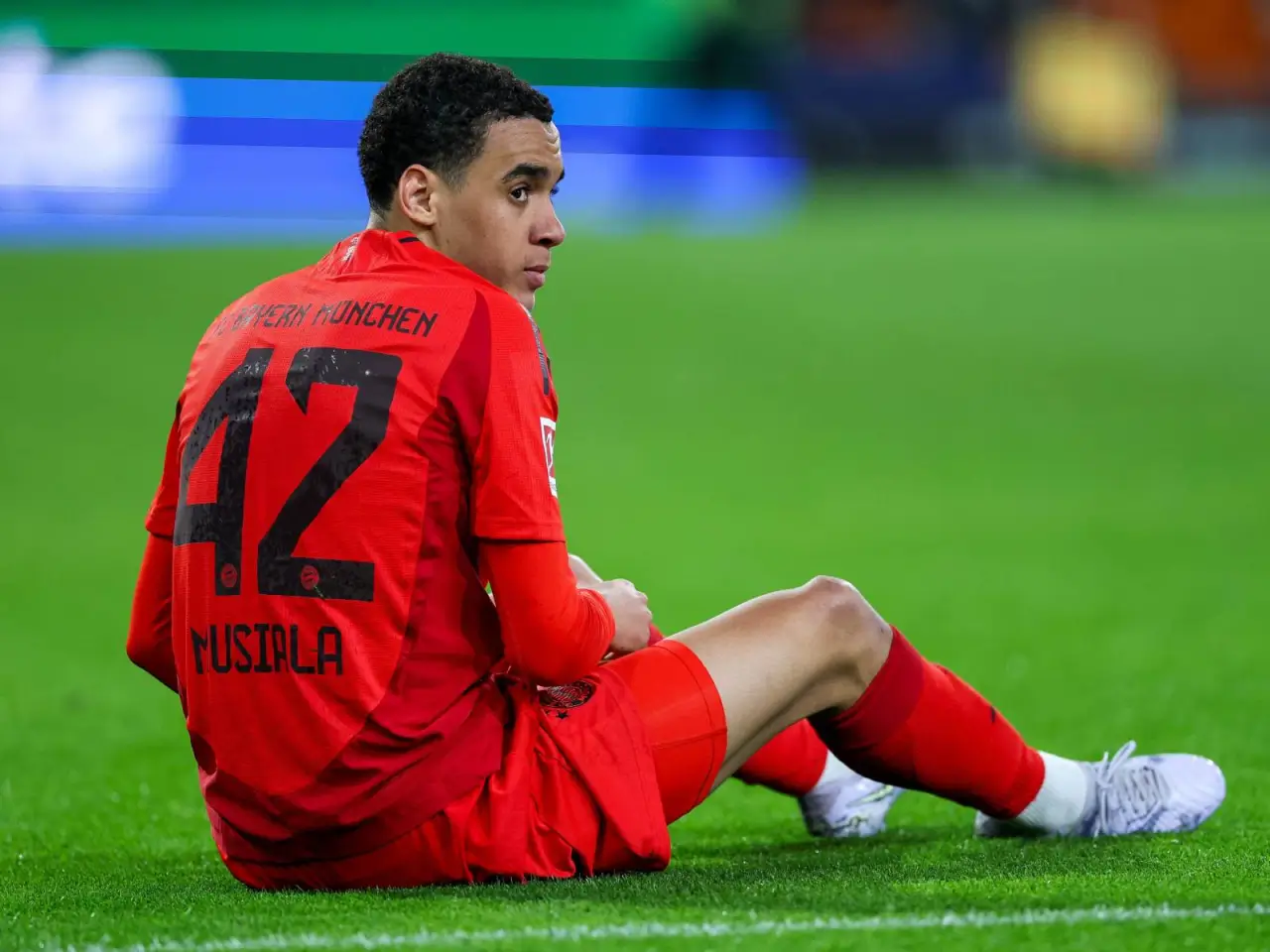 Musiala celebrated his 100th Bundesliga win as the youngest player