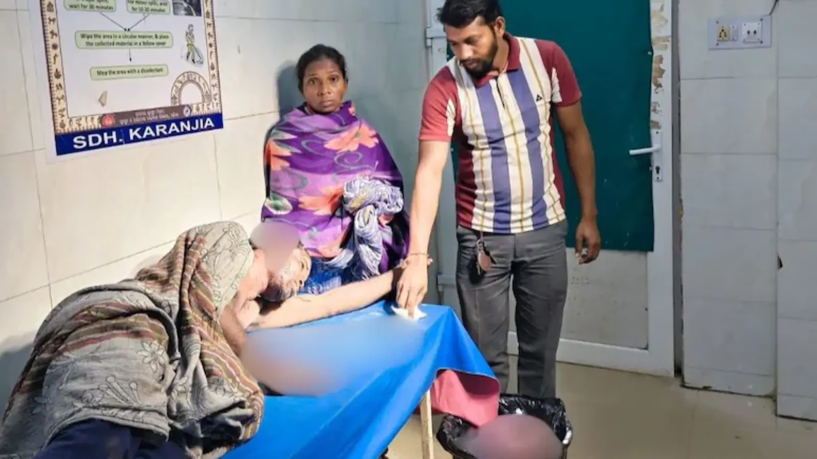 Woman's bravery: protected her husband from bears