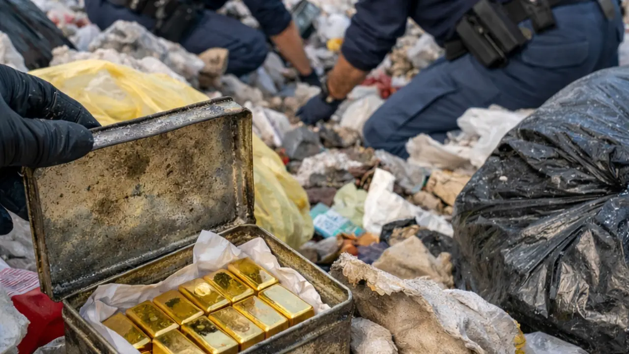 Italiyada erkak 120 ming yevrolik oltinni axlatga tashladi