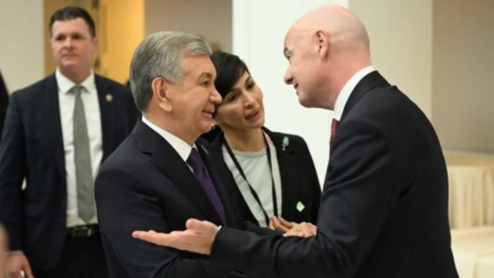 Mirziyoyev and Infantino discussed football development