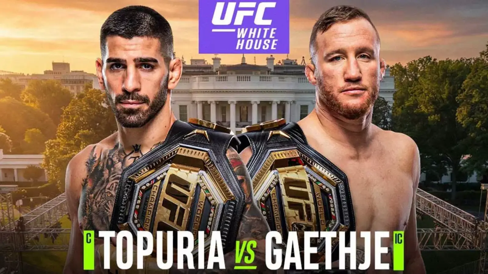 UFC is organizing a big show at the White House