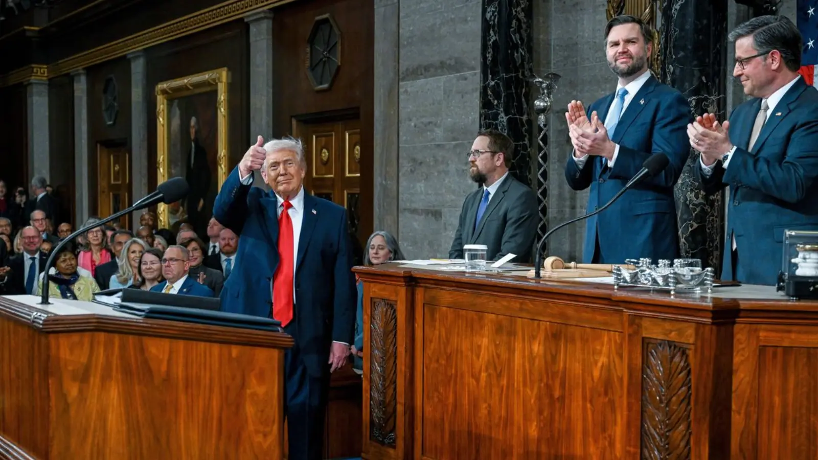 Trump's speech in Congress intensified political debates