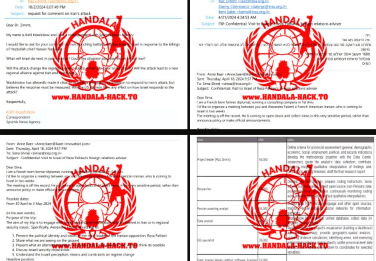 Hanzala hackers steal ultra-secret documents of Israeli analyst