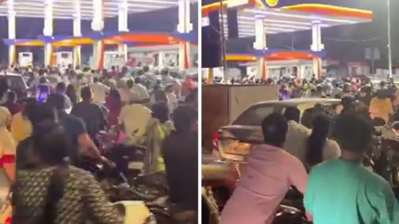 Hindistonda yoqilg'i tanqisligi sababli uzun navbatlar hosil bo'lmoqda