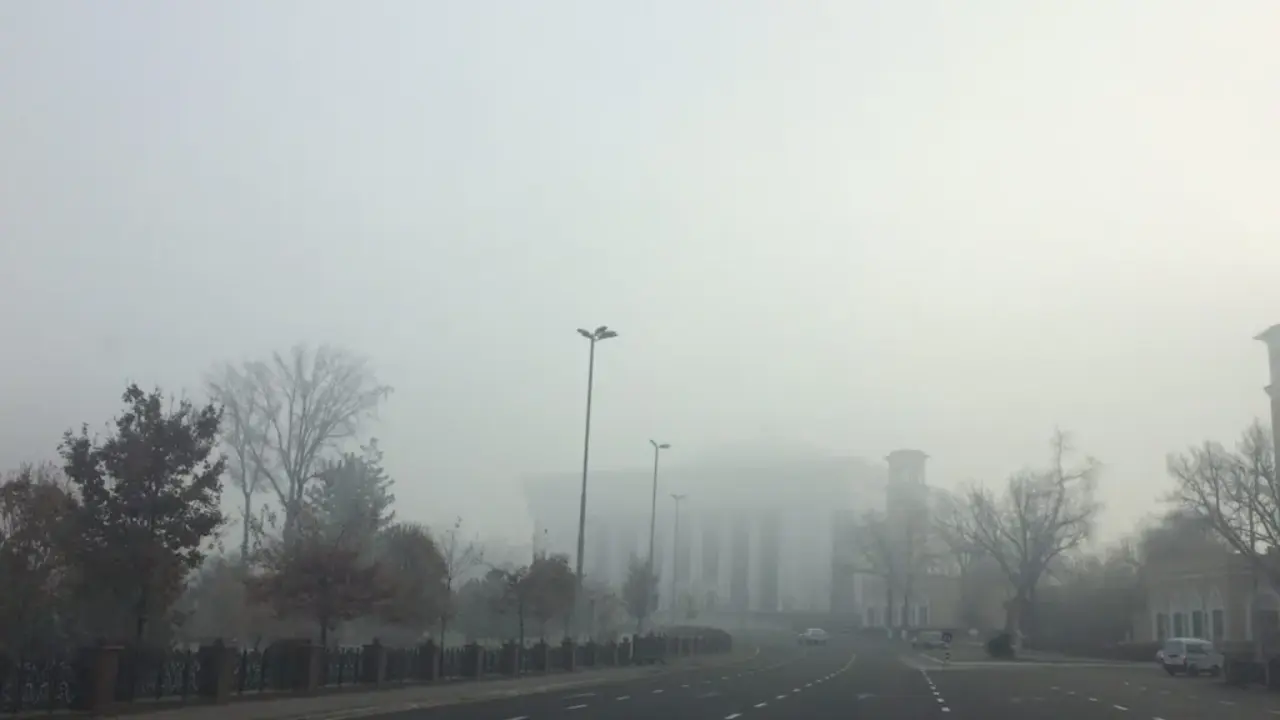 Cold anticyclone is affecting the weather in Uzbekistan