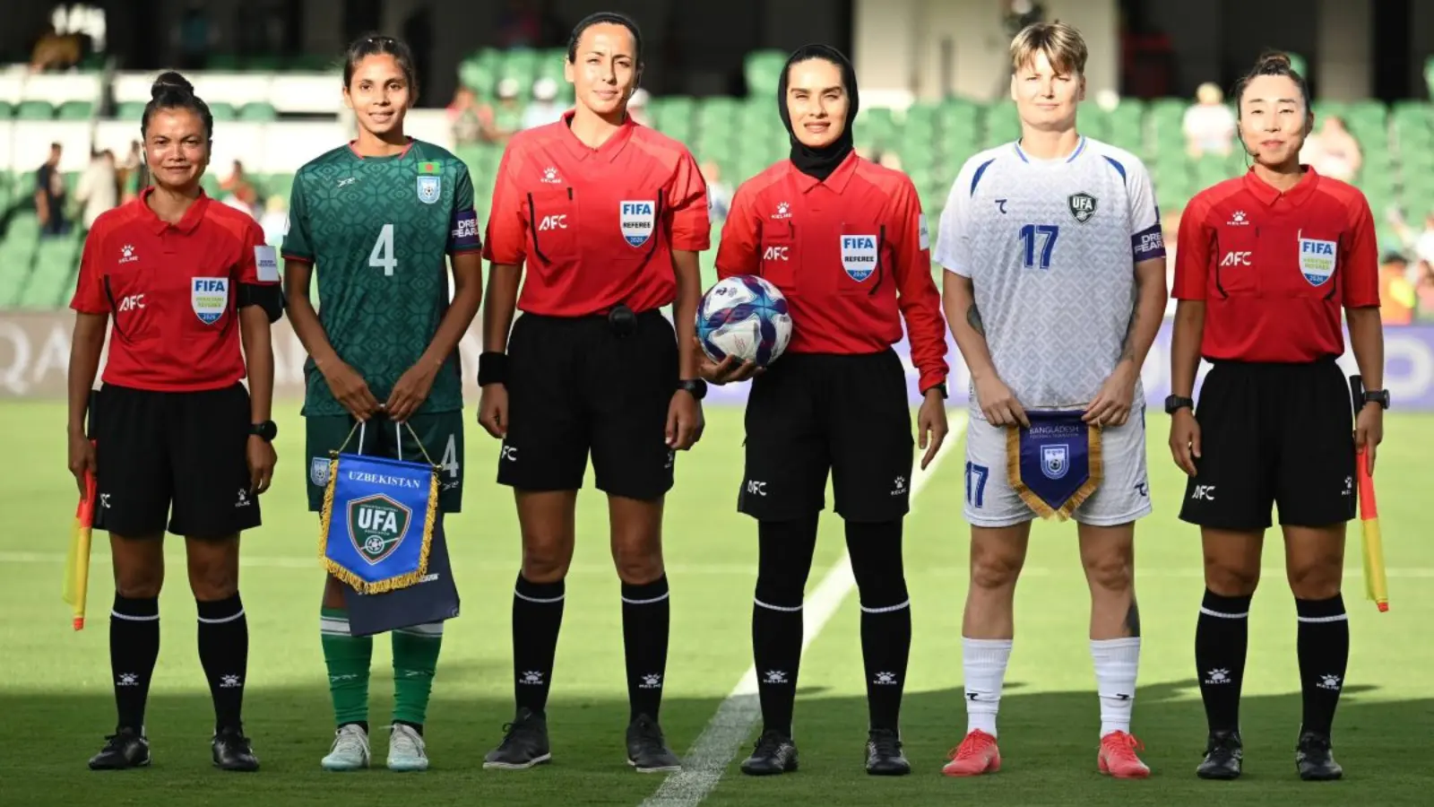 Uzbekistan women's national team defeated Bangladesh 4:0