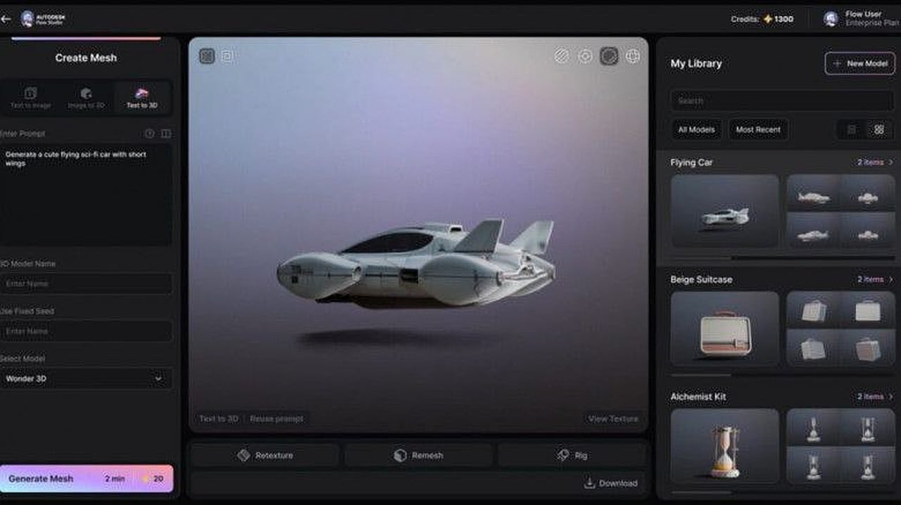Autodesk Flow Studio sun'iy aql imkoniyatlari bilan boyidi