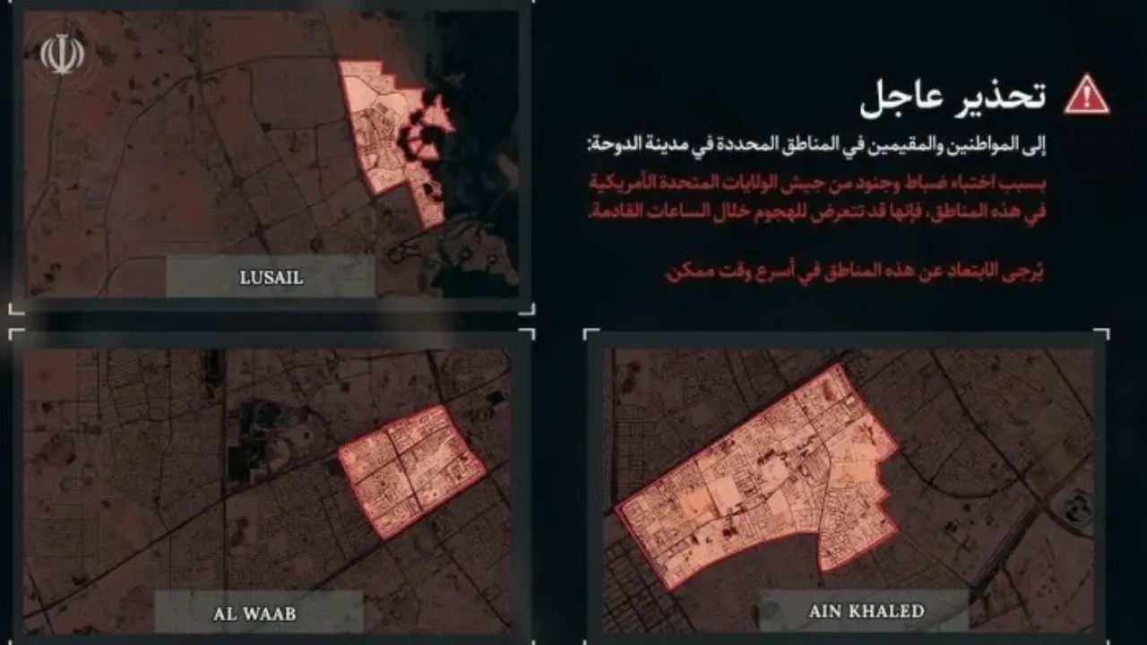 Eron Dubay va Doha aholisiga xavfsizlik bo'yicha ogohlantirdi