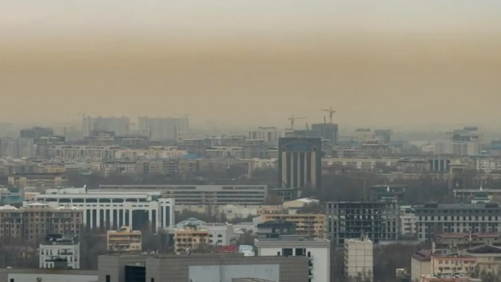 Cold anticyclone worsens air quality in Uzbekistan