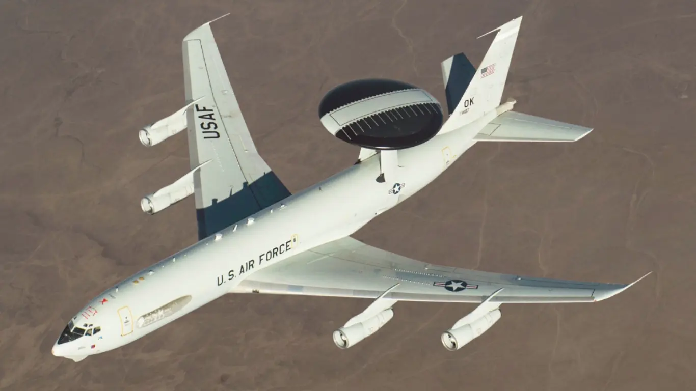 American E-3 Sentry aircraft seriously damaged in Iranian missile attack