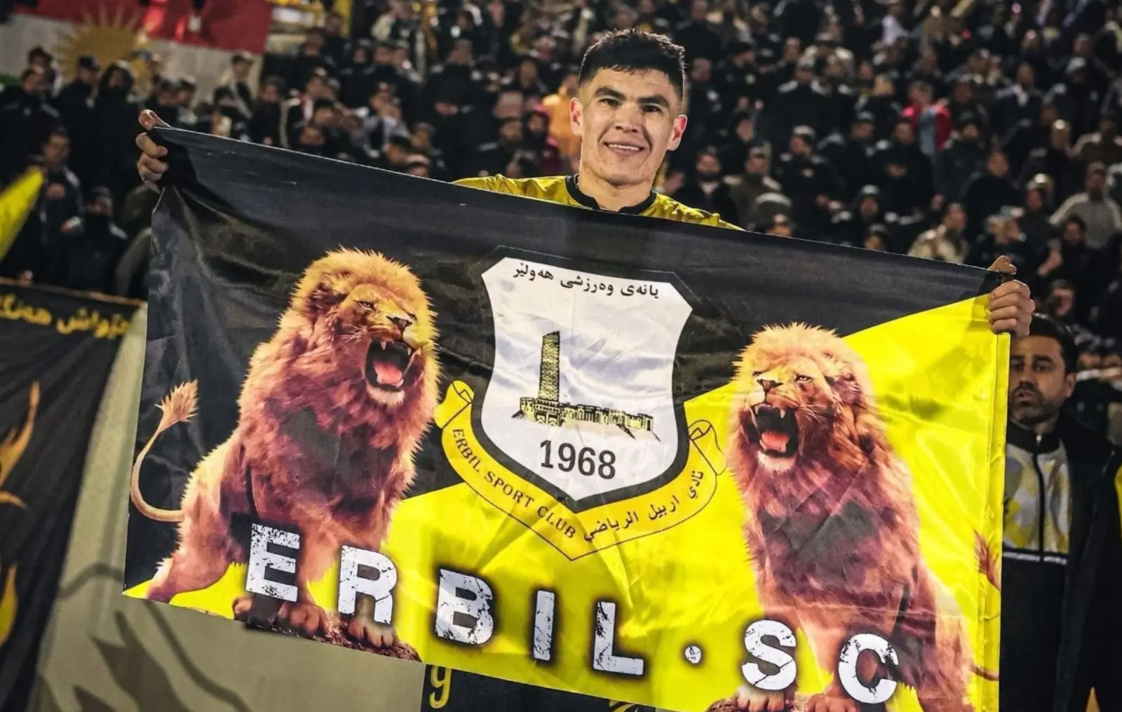 Sherzod Temirov scored a hat-trick in the Iraq championship