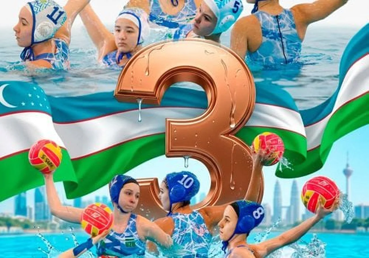 O'zbekiston yosh ayollar suv polosi jamoasi Osiyo chempionatida bronza medalini qo'lga kiritdi