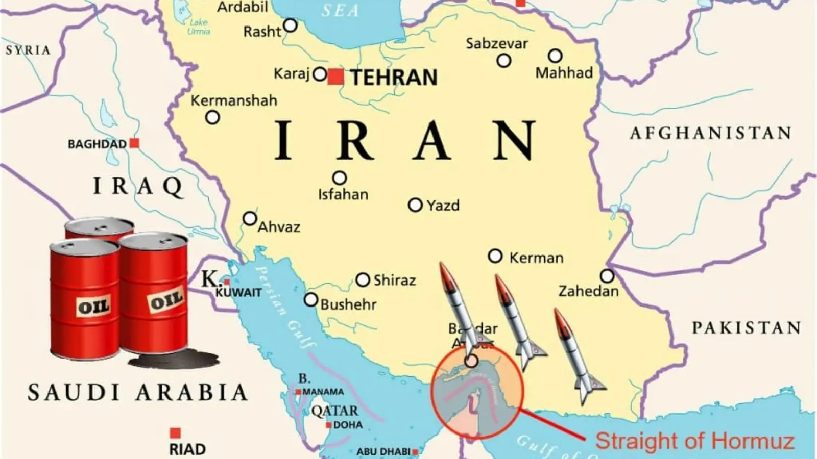 Tension in the Strait of Hormuz raises global concerns