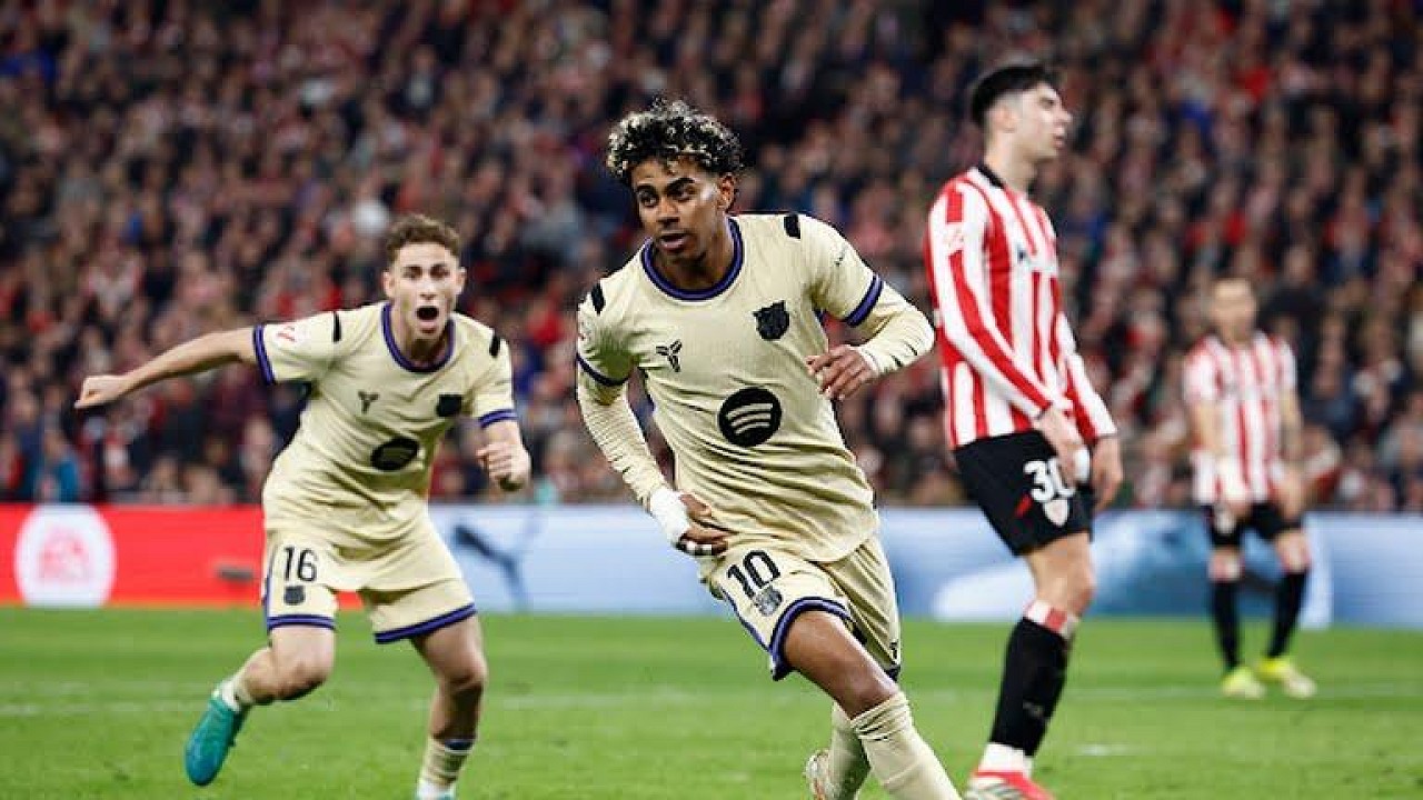 Barcelona defeated Athletic with Yamal's goal