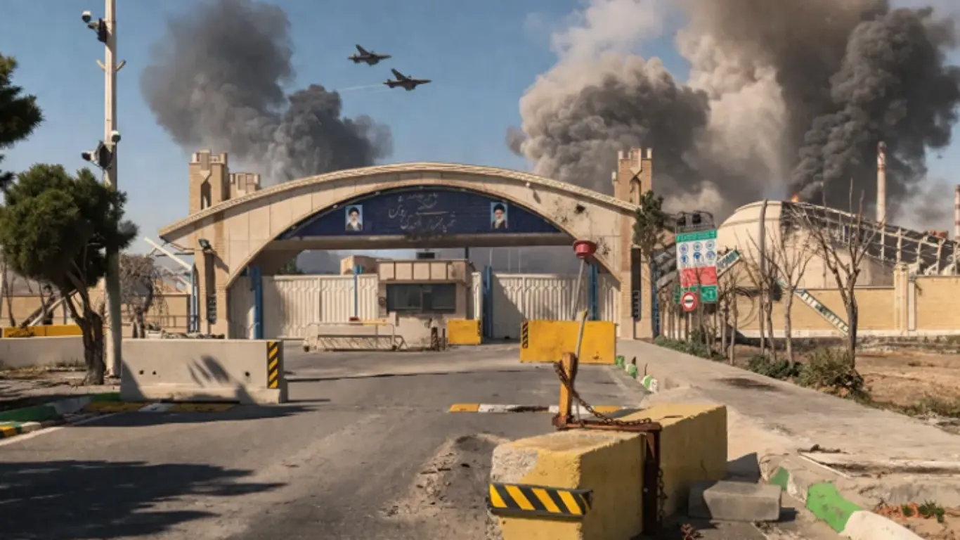 Eron uran majmuasiga hujum bo'lib radioaktiv moddalar chiqmagan