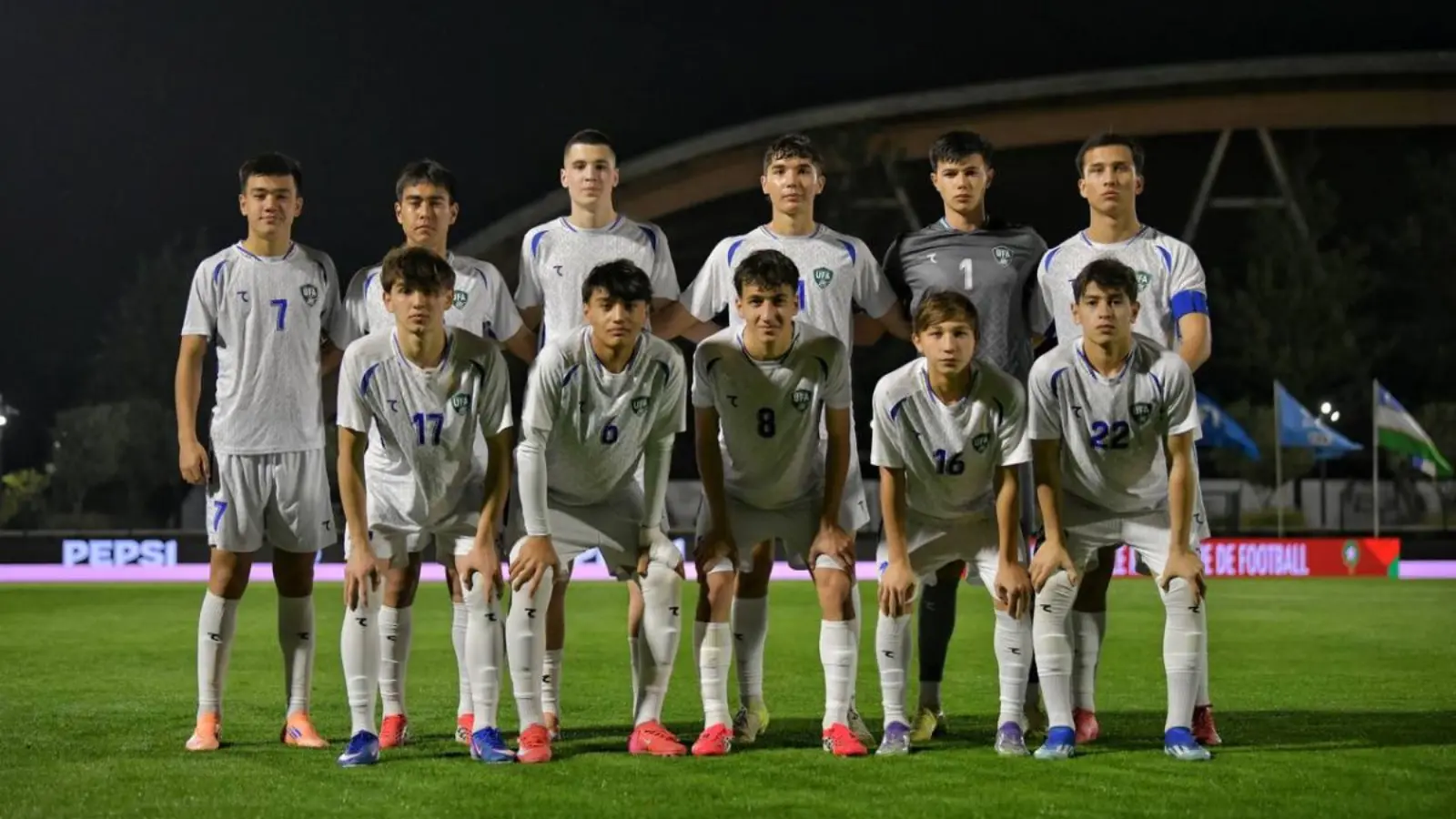 Uzbekistan U17 national team won against Morocco