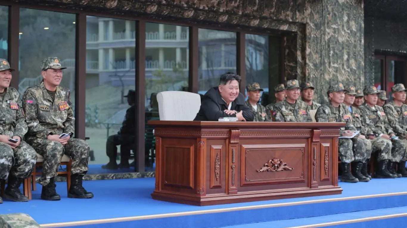 Kim Jong Un personally inspected the combat readiness of military personnel