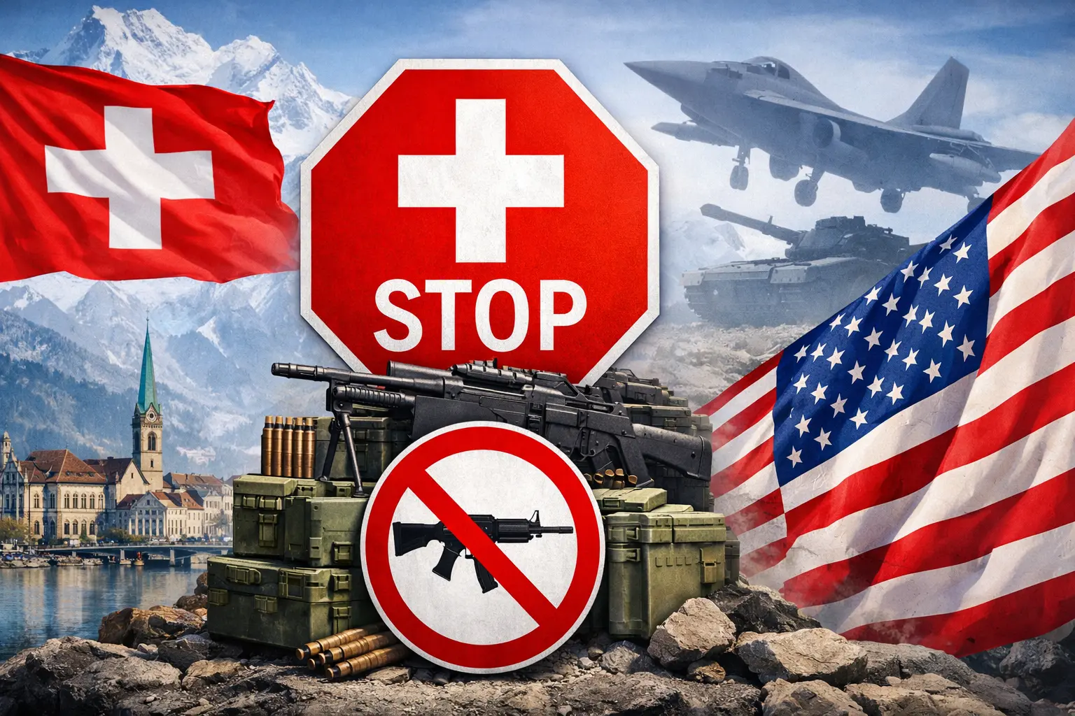 Shveysariya AQSHga qurol eksportini to'xtatdi