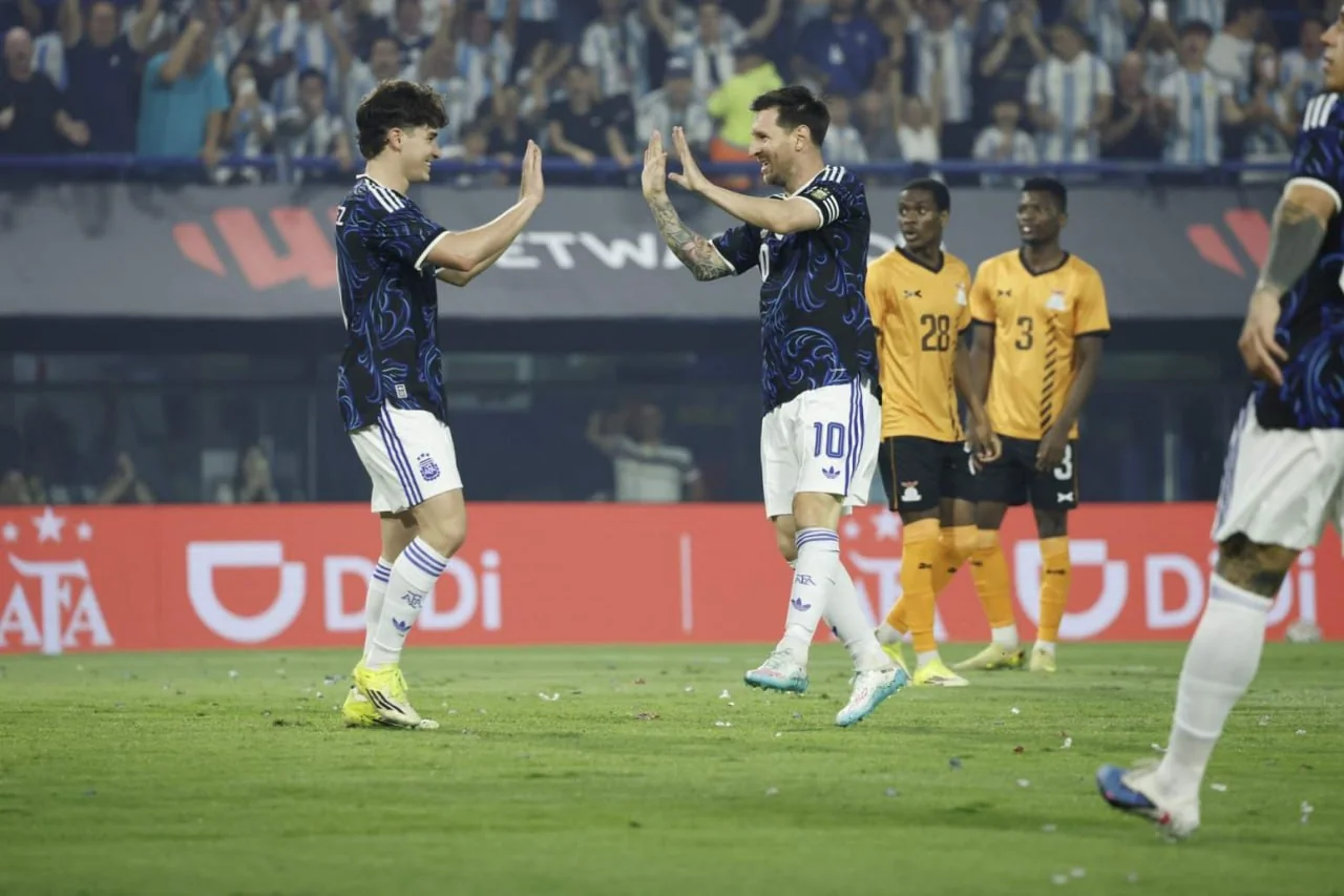 Argentina Zambiya ustidan yirik g'alabaga erishdi