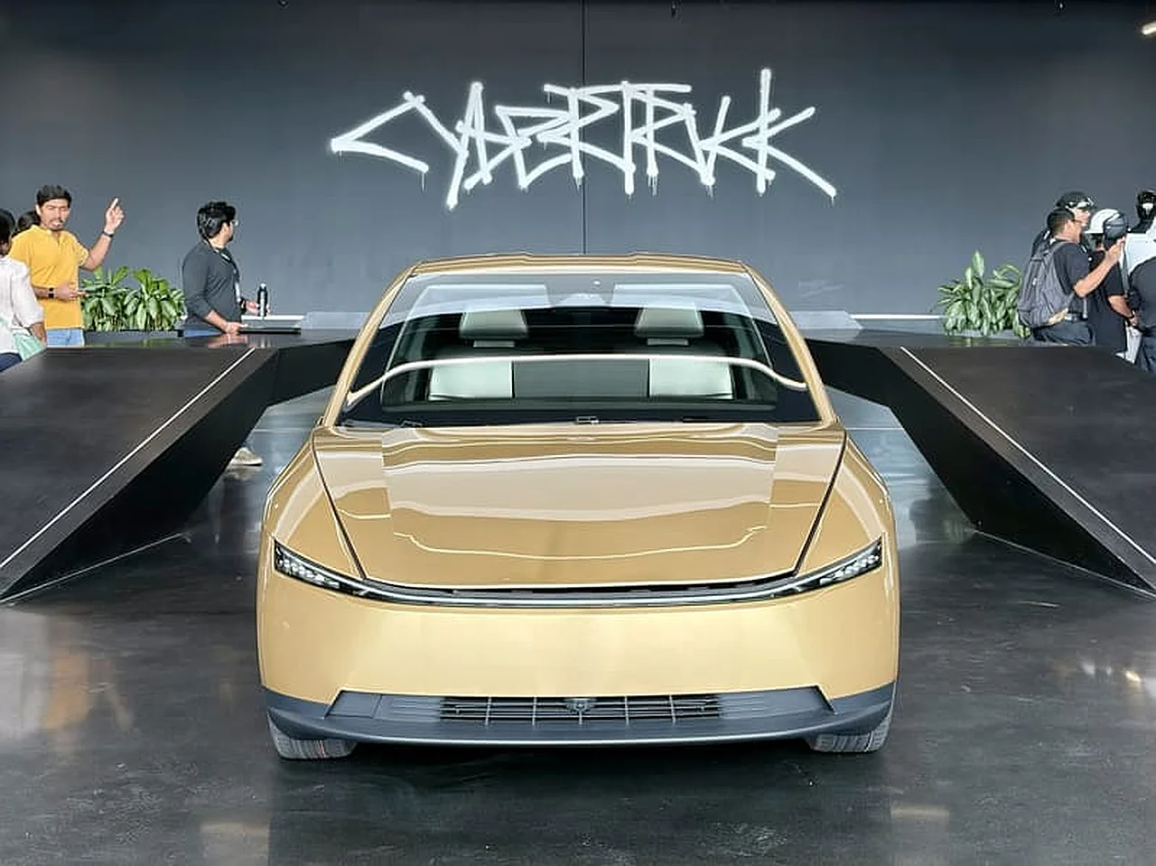 Tesla Begins Production of Cybercab EVs Without Steering Wheel and Pedals