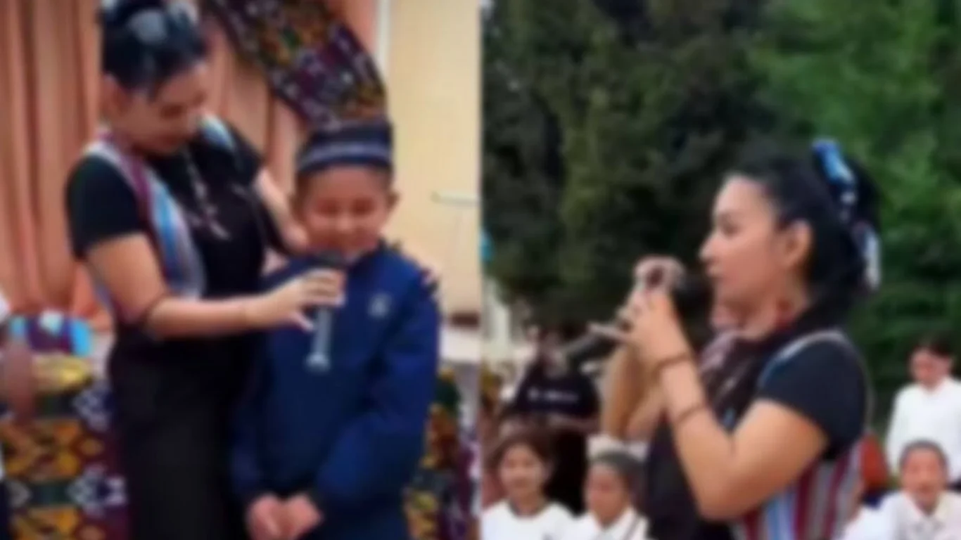Oqqorgon tumanidagi maktabda aktrisa bilan uchrashuv muhokamalarga sabab bo'ldi