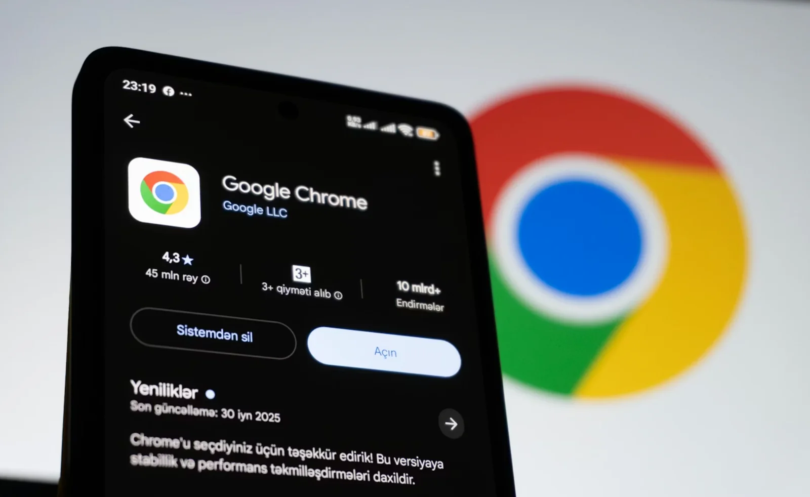 Google Chrome brauzeri foydalanuvchilarga vertikal sahifalar imkoniyatini taqdim etdi