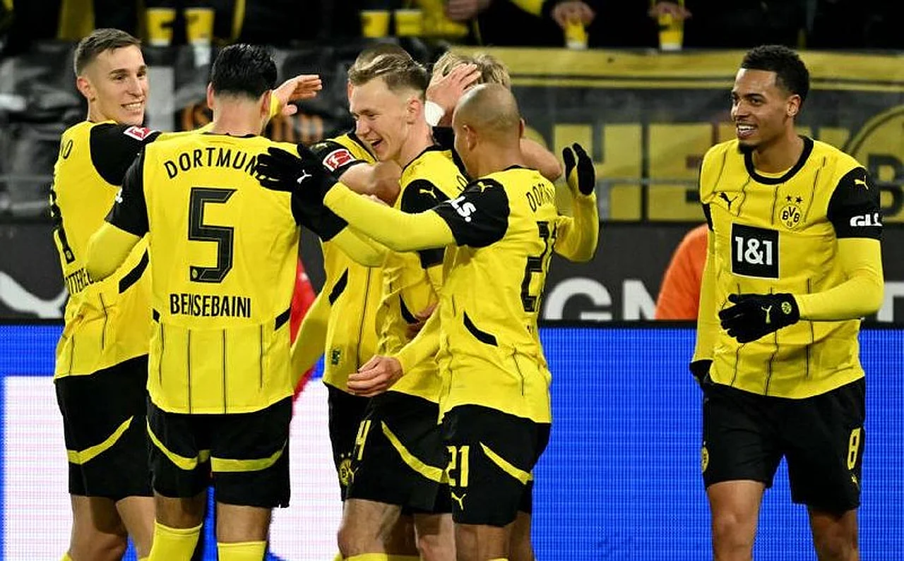 "Borussiya Dortmund" o'z maydonida "Frayburg"ni yirik hisobda mag'lub etdi