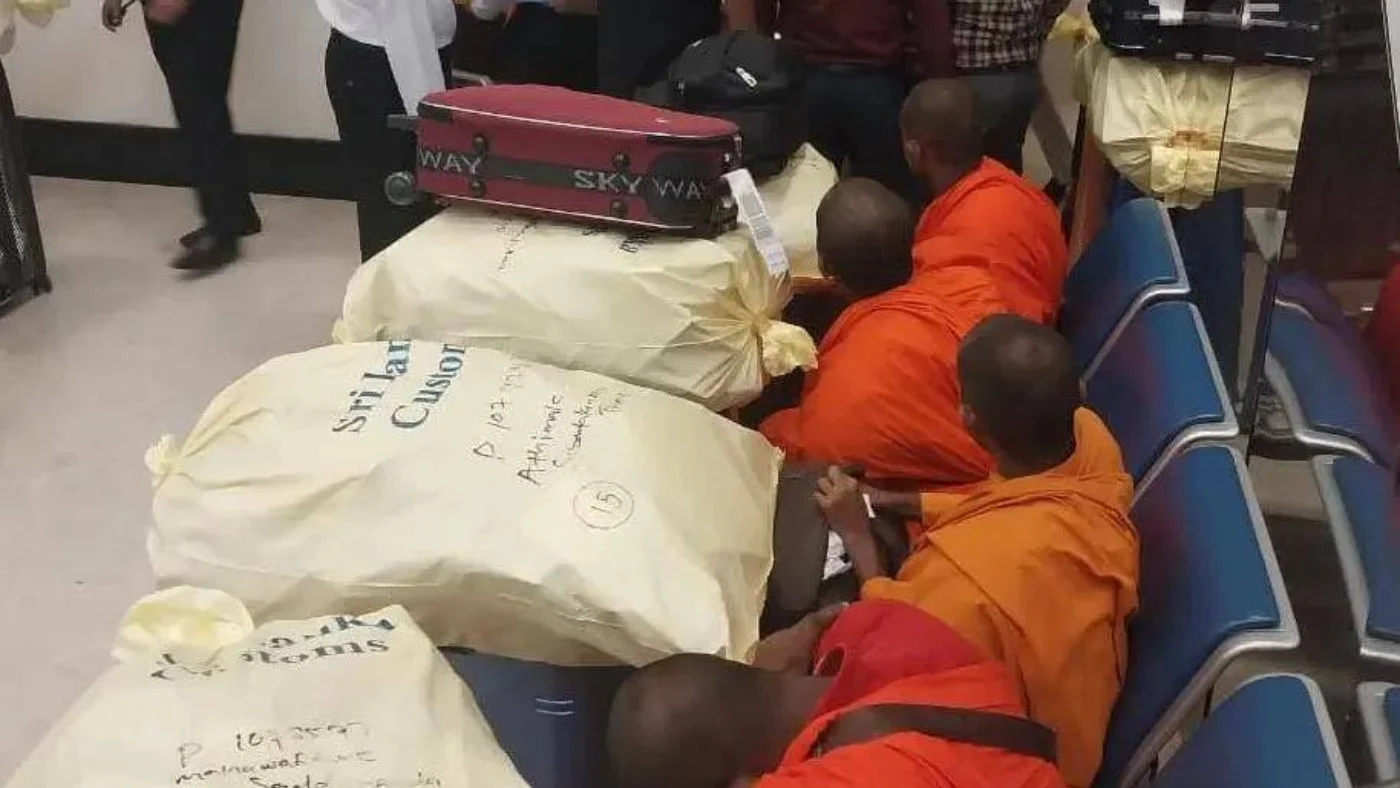 Shri-Lankada 22 nafar buddist rohibi yirik narkotik savdosida ushlandi