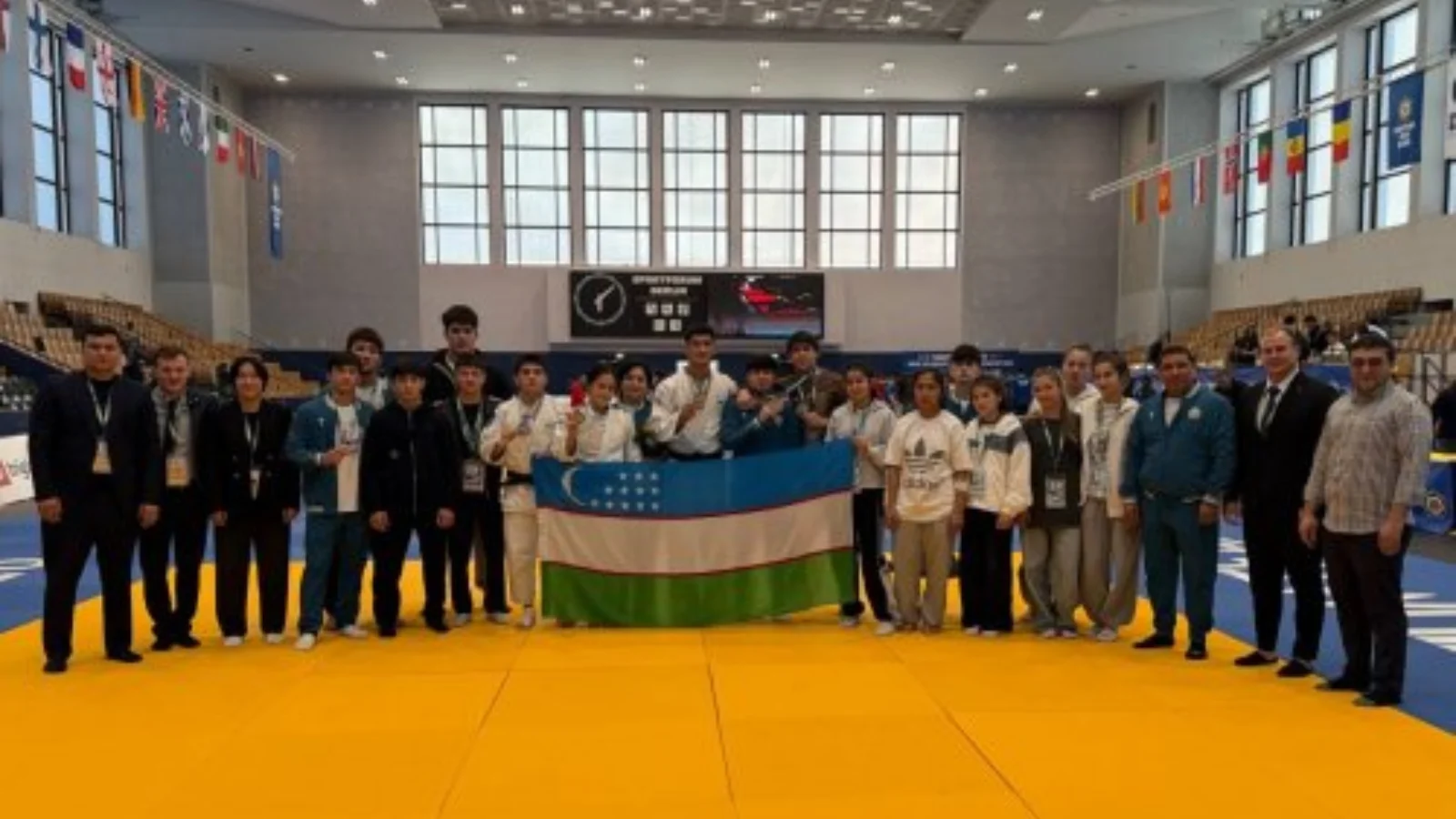 O'zbekistonlik o'smir dzyudochilar Berlindagi xalqaro turnirda birinchi bo'ldi