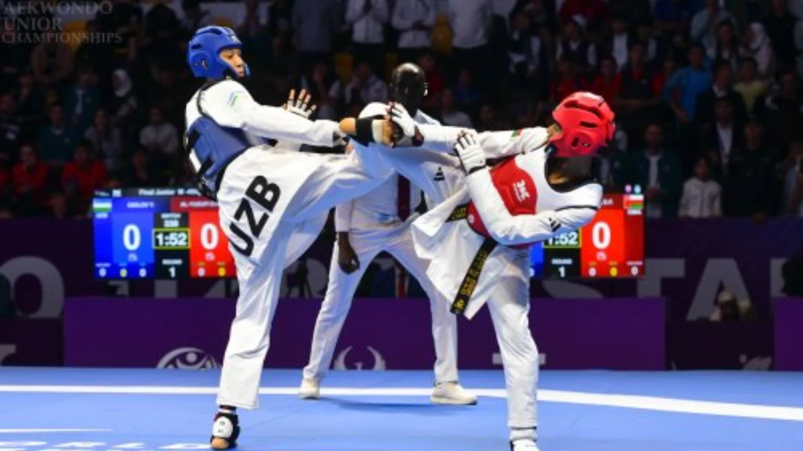 Toshkentdagi jahon chempionatida o‘zbekistonlik taekvondochi oltin medalni qo‘lga kiritdi