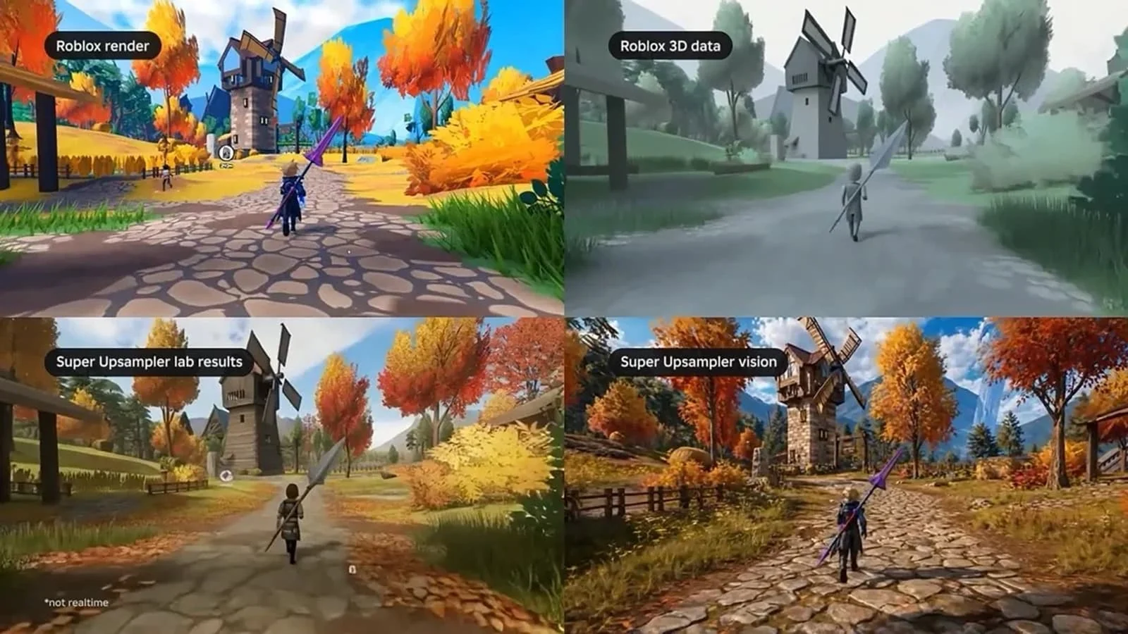 Roblox o'yinlaridagi tasvir sifatini oshiruvchi yangi texnologiya yaratilmoqda