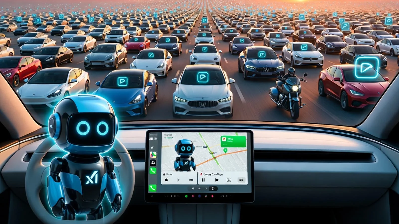 Grok suniy intellekti endi Apple CarPlay tizimida ishlaydi