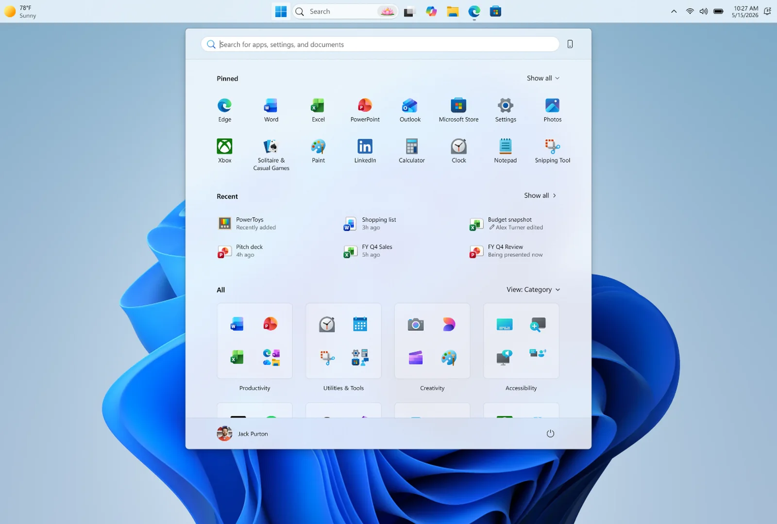 Windows 11 tizimida vazifalar panelini ko‘chirish imkoniyati qaytarildi