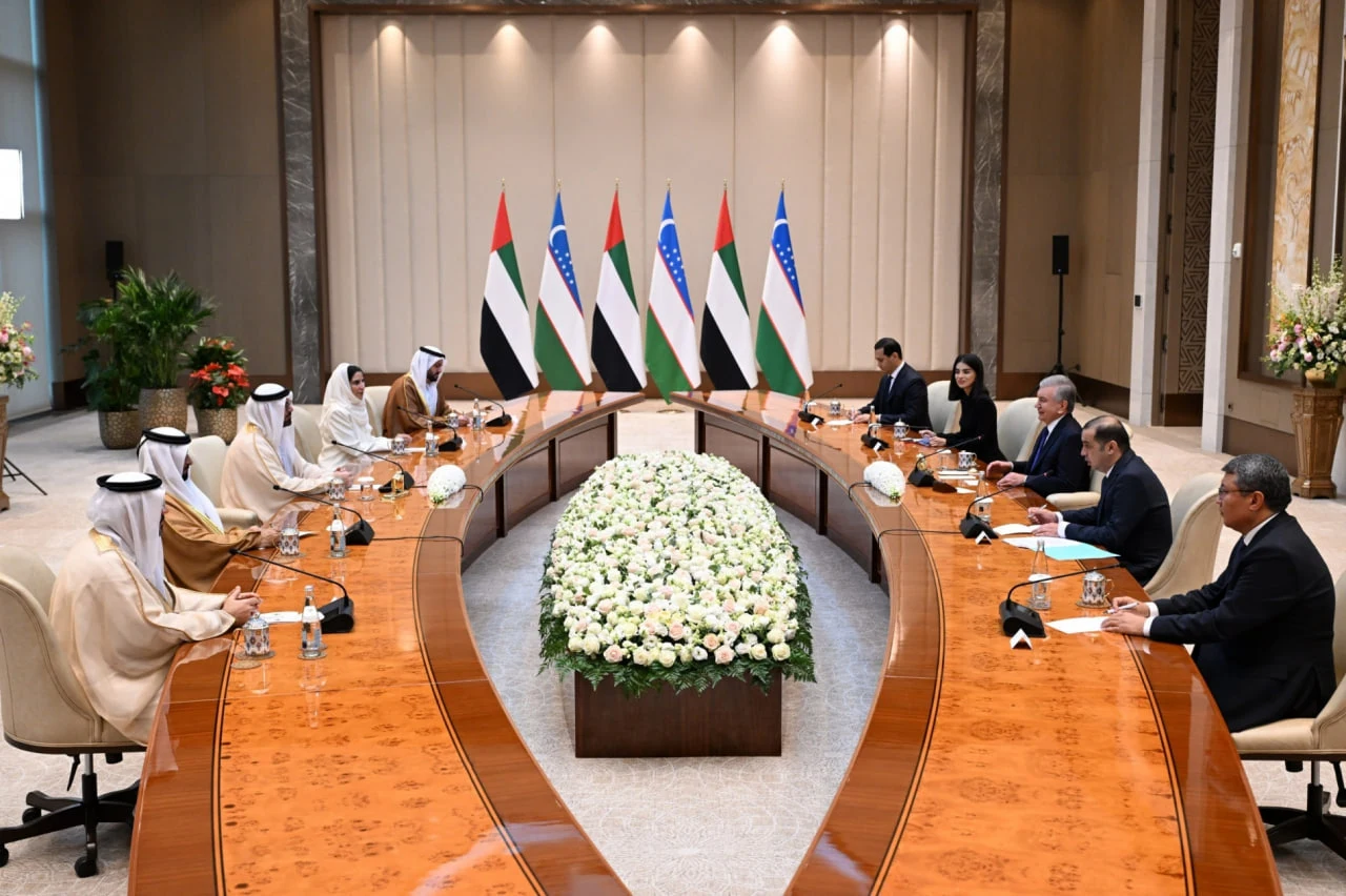 Shavkat Mirziyoyev Birlashgan Arab Amirliklari delegatsiyasini qabul qildi