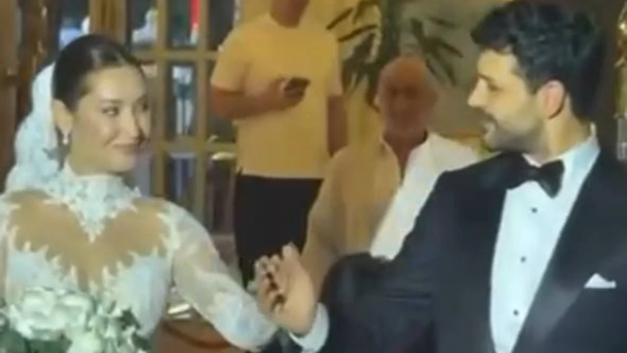 Emre Kiviljim va Yulduz Rajabovaning nikoh oqshomi videolari tarqaldi