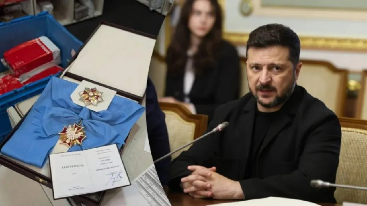 Zelenskiy Polshaning Oq burgut ordenini qaytarib yubordi