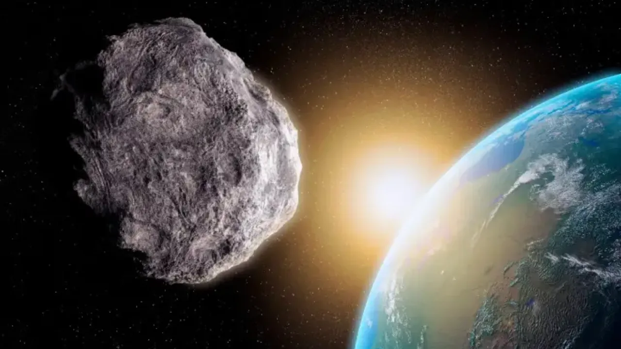Recently asteroid Earth passed safely by
