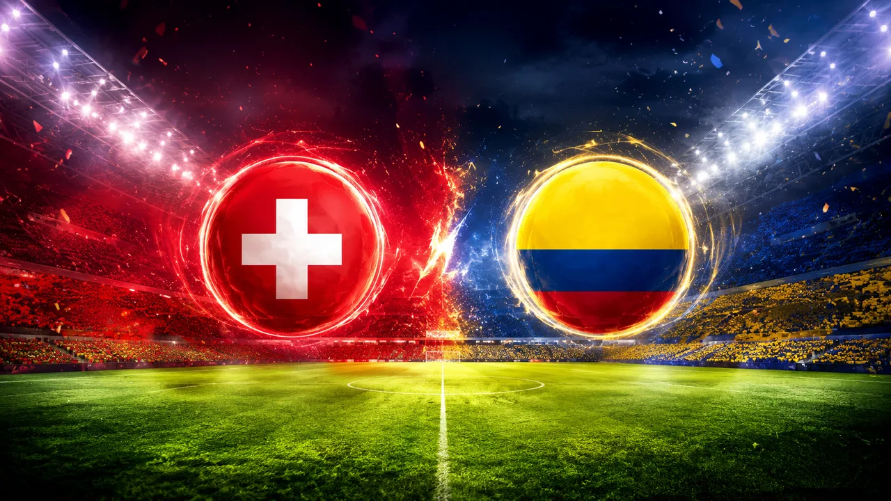 The World Cup continues with the match between Switzerland and Colombia.