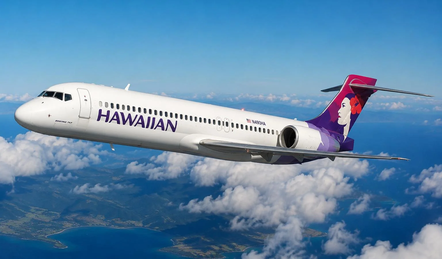 Alaska Airlines Boeing 717 samolyotlaridan butunlay voz kechadi