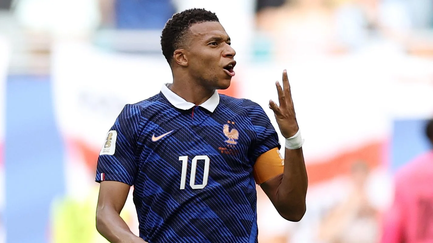 Real Madrid striker Mbappe scored 10 goals at the World Cup