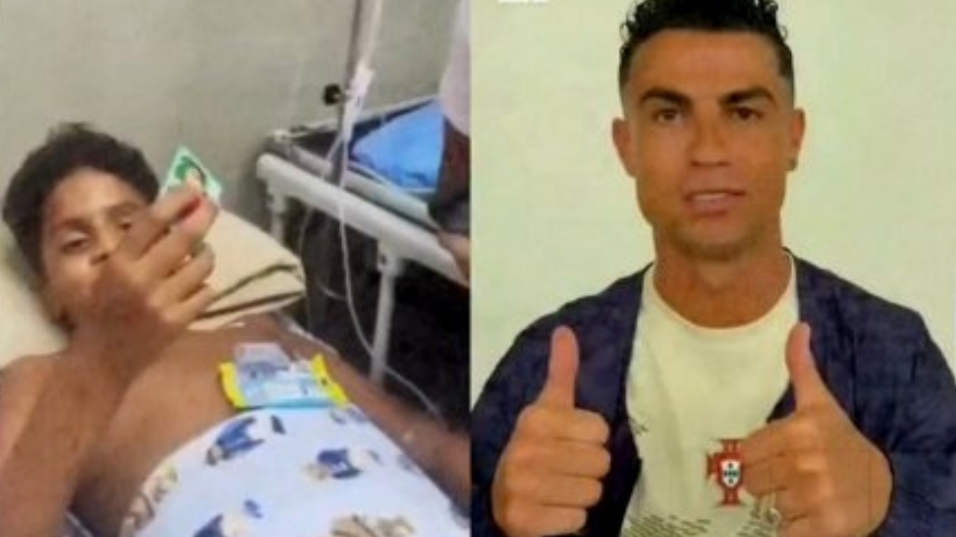 Krishtianu Ronaldu zilziladan jabrlangan bolaning orzusini ushalishiga yordam berdi