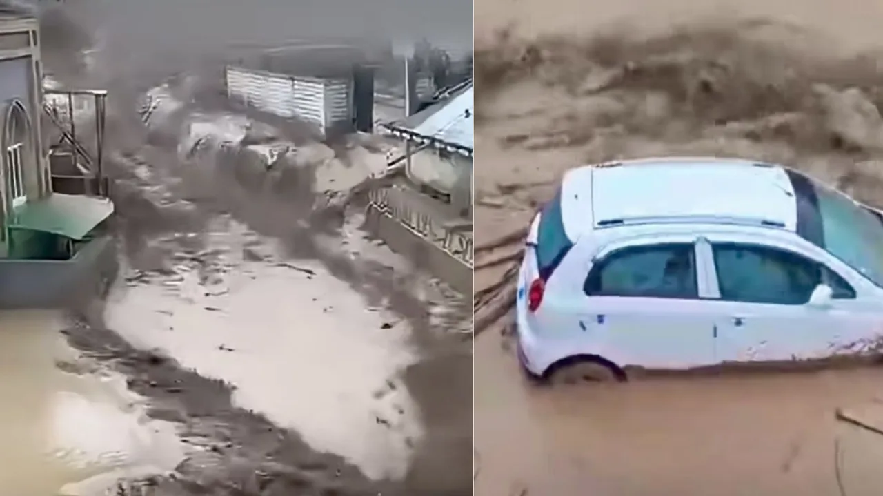 Tojikistonning Sug'd viloyatida kuchli sel ko'prik va yo'llarni vayron qildi