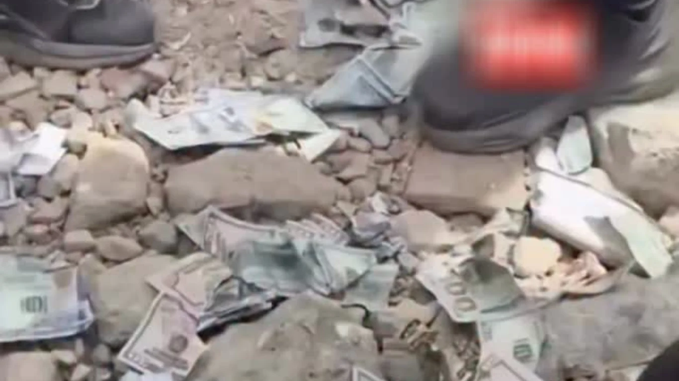 A safe full of dollars was found in the home of a Venezuelan diplomat
